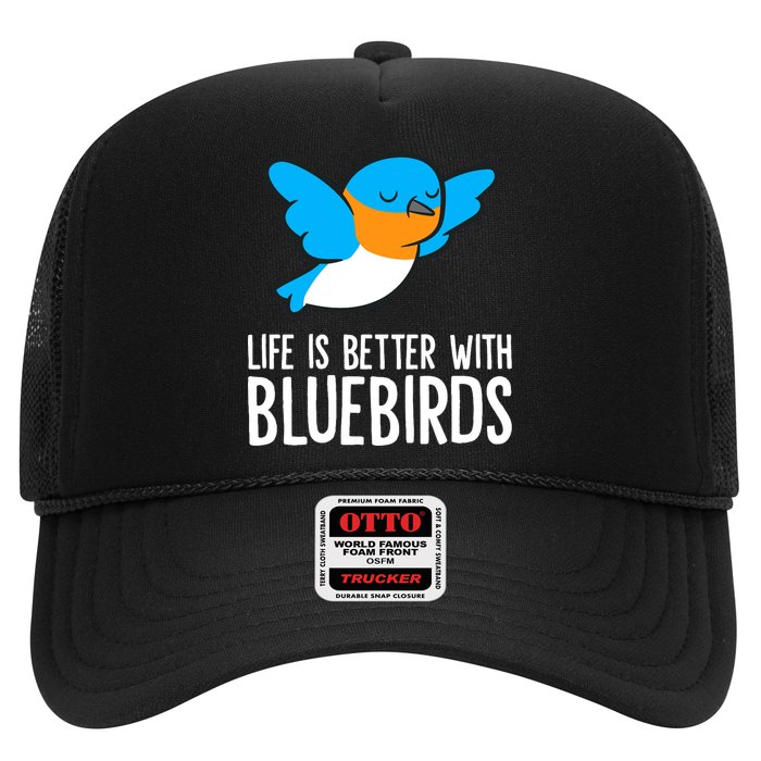 Life Is Better With Bluebirds Premium Hat