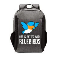 Life Is Better With Bluebirds Premium Vector Backpack
