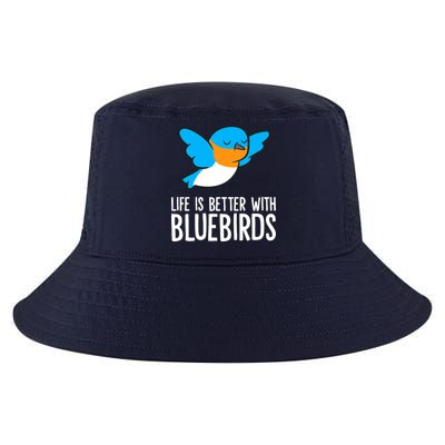 Life Is Better With Bluebirds Premium Cool Comfort Performance Bucket Hat