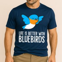 Life Is Better With Bluebirds Premium Performance Shirt