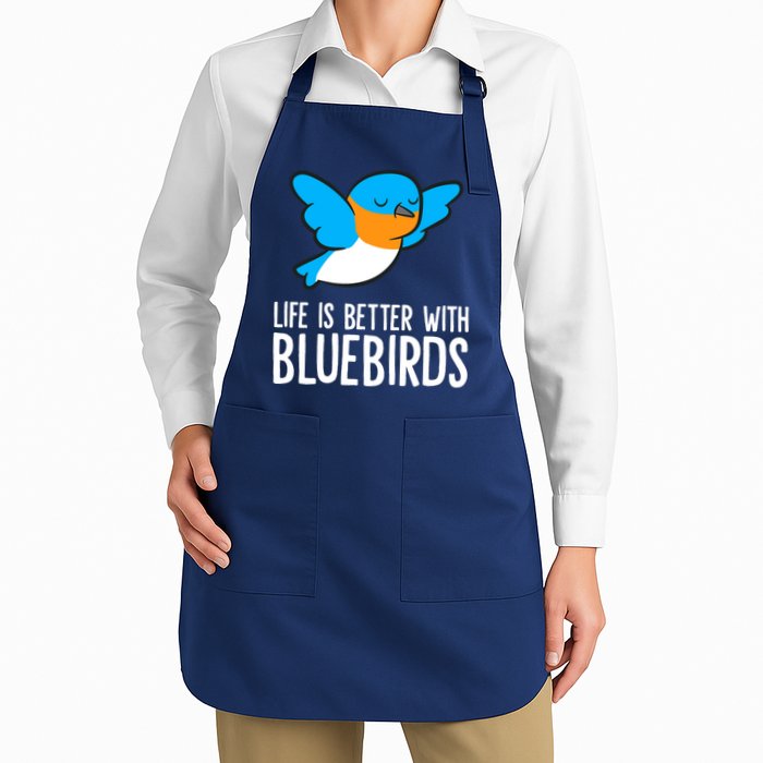 Life Is Better With Bluebirds Premium Apron