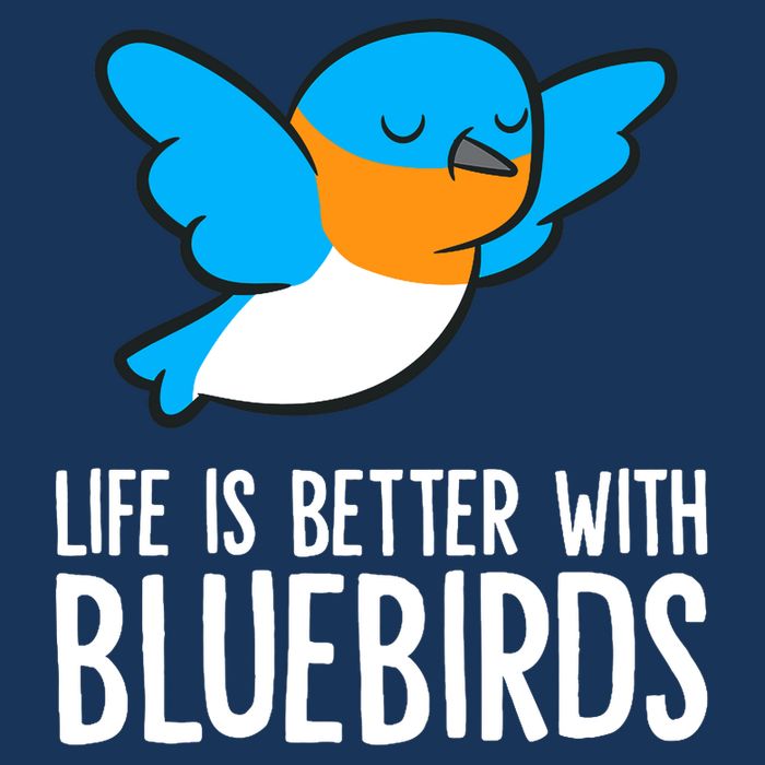 Life Is Better With Bluebirds Premium 7-Panel Snapback Hat