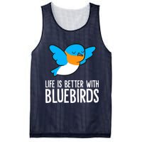 Life Is Better With Bluebirds Premium Mesh Reversible Basketball Jersey Tank