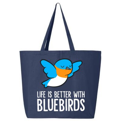 Life Is Better With Bluebirds Premium 25L Jumbo Tote