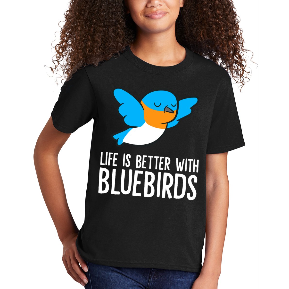 Life Is Better With Bluebirds Premium Kids T-Shirt