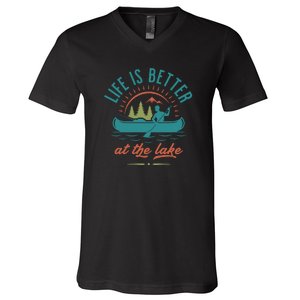 Life Is Better At The Lake V-Neck T-Shirt