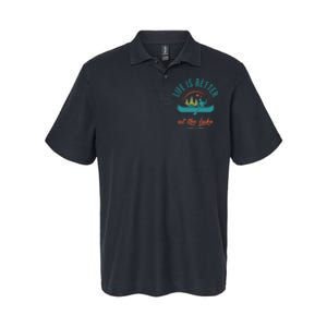 Life Is Better At The Lake Softstyle Adult Sport Polo