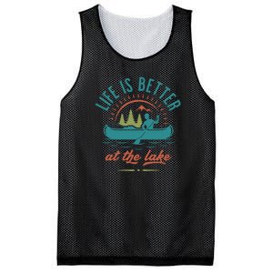 Life Is Better At The Lake Mesh Reversible Basketball Jersey Tank