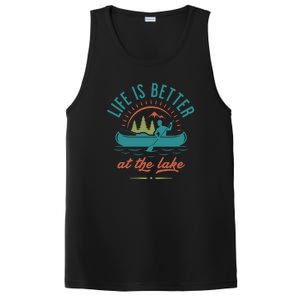 Life Is Better At The Lake PosiCharge Competitor Tank