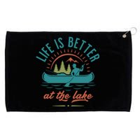 Life Is Better At The Lake Grommeted Golf Towel