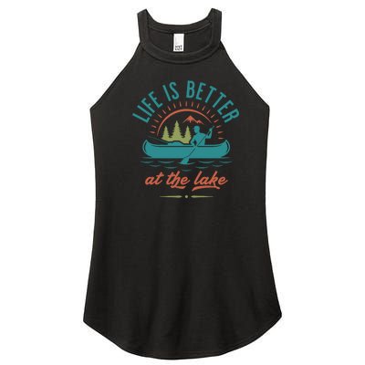 Life Is Better At The Lake Women’s Perfect Tri Rocker Tank