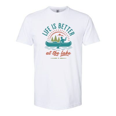 Life Is Better At The Lake Softstyle® CVC T-Shirt