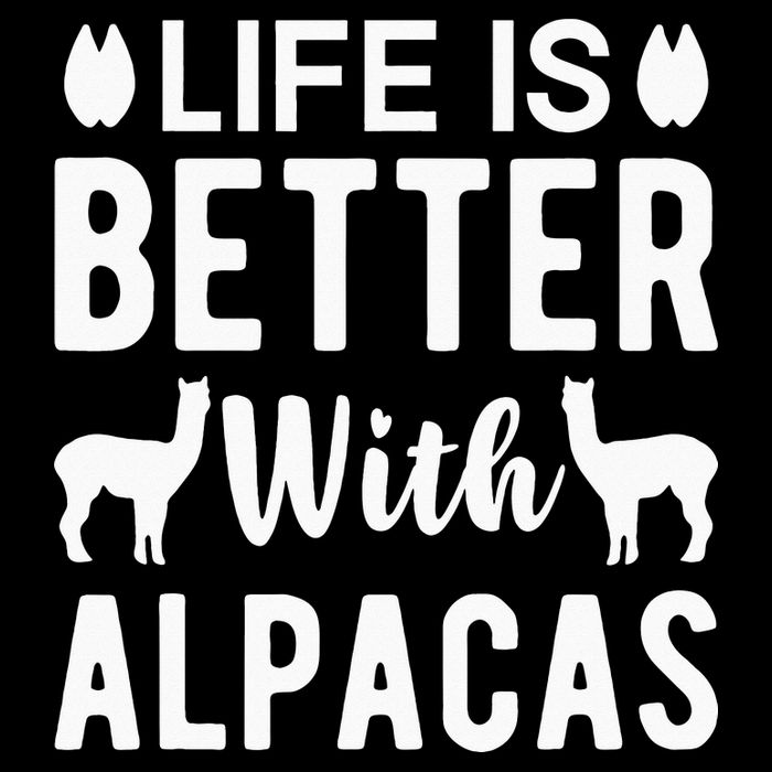 Life Is Better with Alpacas - Funny Alpaca Lover Flexfit Unipanel Trucker Cap