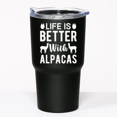 Life Is Better with Alpacas - Funny Alpaca Lover Tumbler