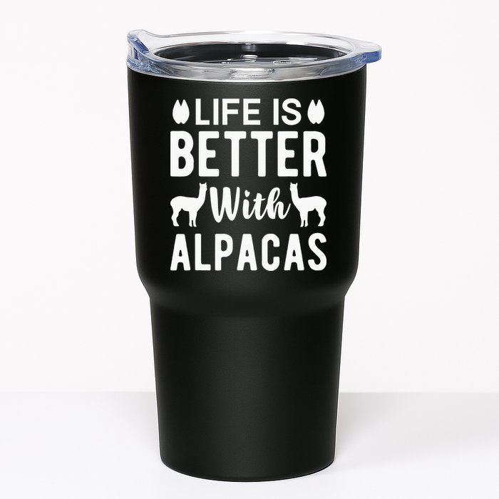 Life Is Better with Alpacas - Funny Alpaca Lover Tumbler