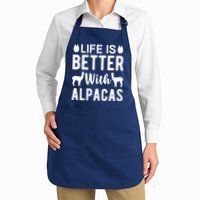 Life Is Better with Alpacas - Funny Alpaca Lover Apron