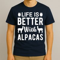 Life Is Better with Alpacas - Funny Alpaca Lover T-Shirt