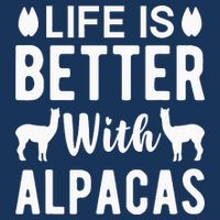 Life Is Better with Alpacas - Funny Alpaca Lover 16 in Basic Backpack