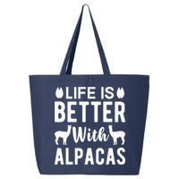 Life Is Better with Alpacas - Funny Alpaca Lover 25L Jumbo Tote