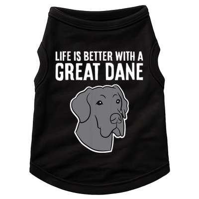 Life Is Better With A Great Dane Dog Doggie Tank
