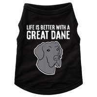 Life Is Better With A Great Dane Dog Doggie Tank