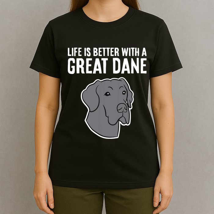 Life Is Better With A Great Dane Dog T-Shirt