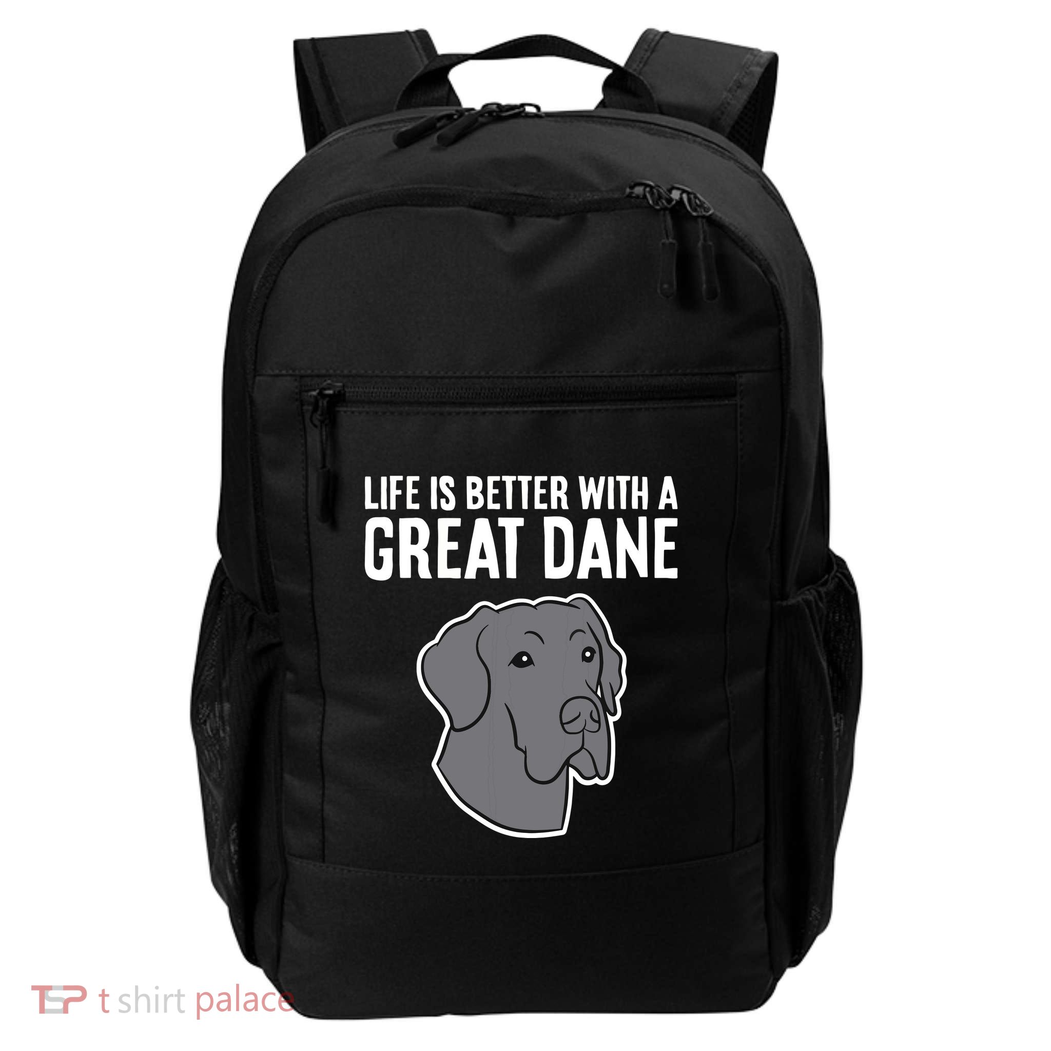 Life Is Better With A Great Dane Dog Backpack