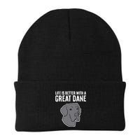 Life Is Better With A Great Dane Dog Beanie