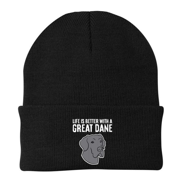 Life Is Better With A Great Dane Dog Beanie