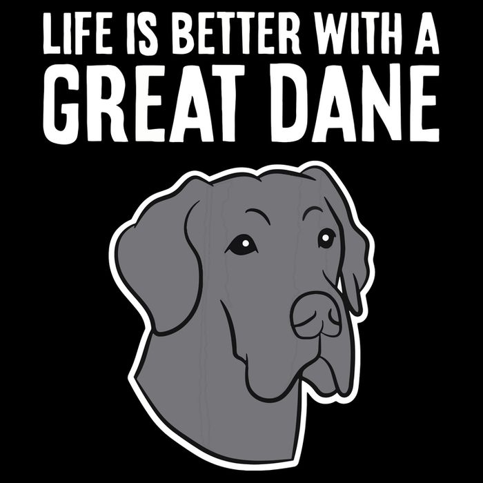 Life Is Better With A Great Dane Dog Drawstring Bag