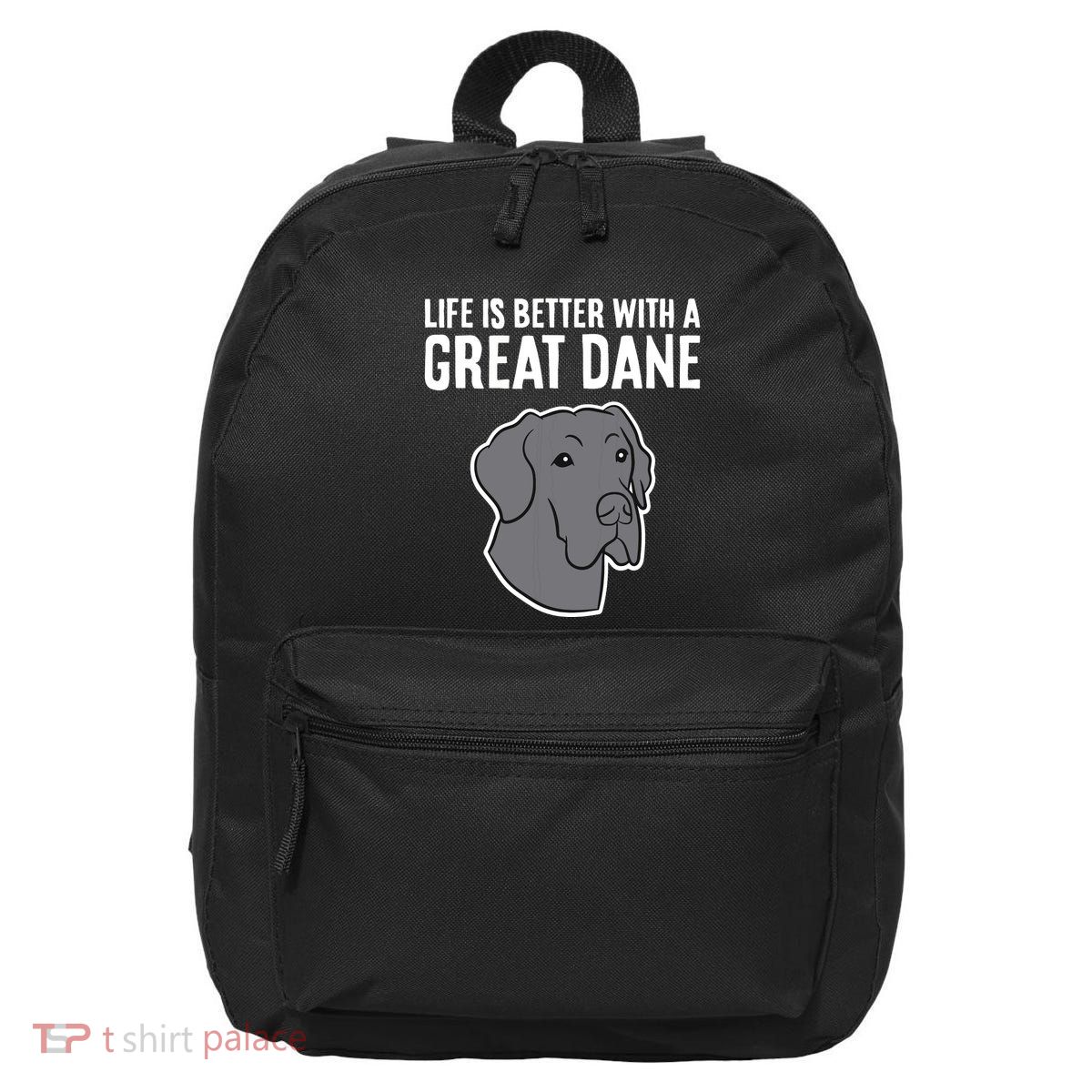 Life Is Better With A Great Dane Dog 16 in Basic Backpack