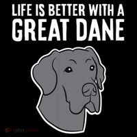 Life Is Better With A Great Dane Dog Sustainable Knit Beanie