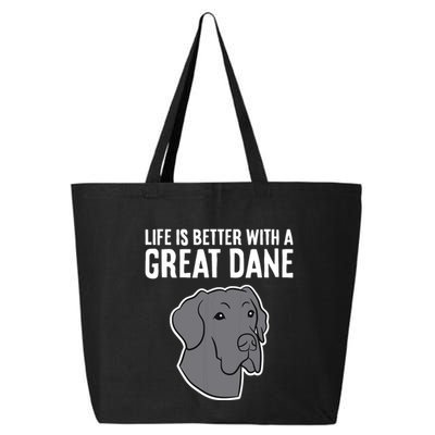 Life Is Better With A Great Dane Dog 25L Jumbo Tote