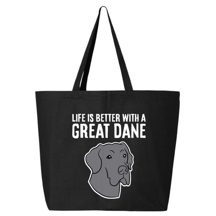 Life Is Better With A Great Dane Dog 25L Jumbo Tote