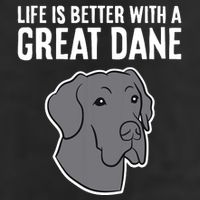 Life Is Better With A Great Dane Dog 25L Jumbo Tote