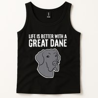 Life Is Better With A Great Dane Dog Tank Top