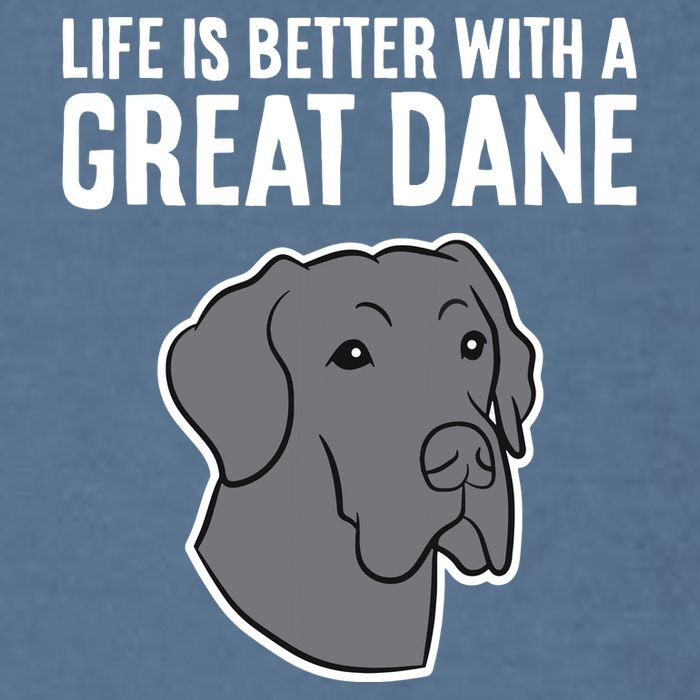 Life Is Better With A Great Dane Dog Garment-Dyed Sweatshirt