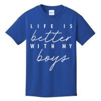 Life Is Better With My Funny Mom Gift Kids T-Shirt