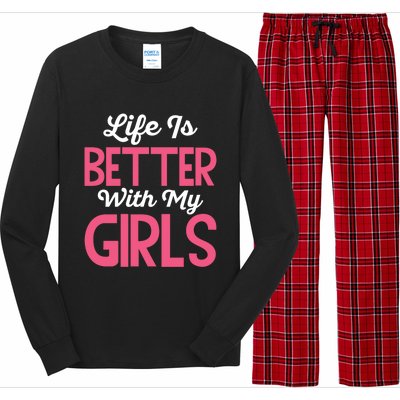 Life Is Better With My Good Loves Her Mama Meaningful Gift Long Sleeve Pajama Set