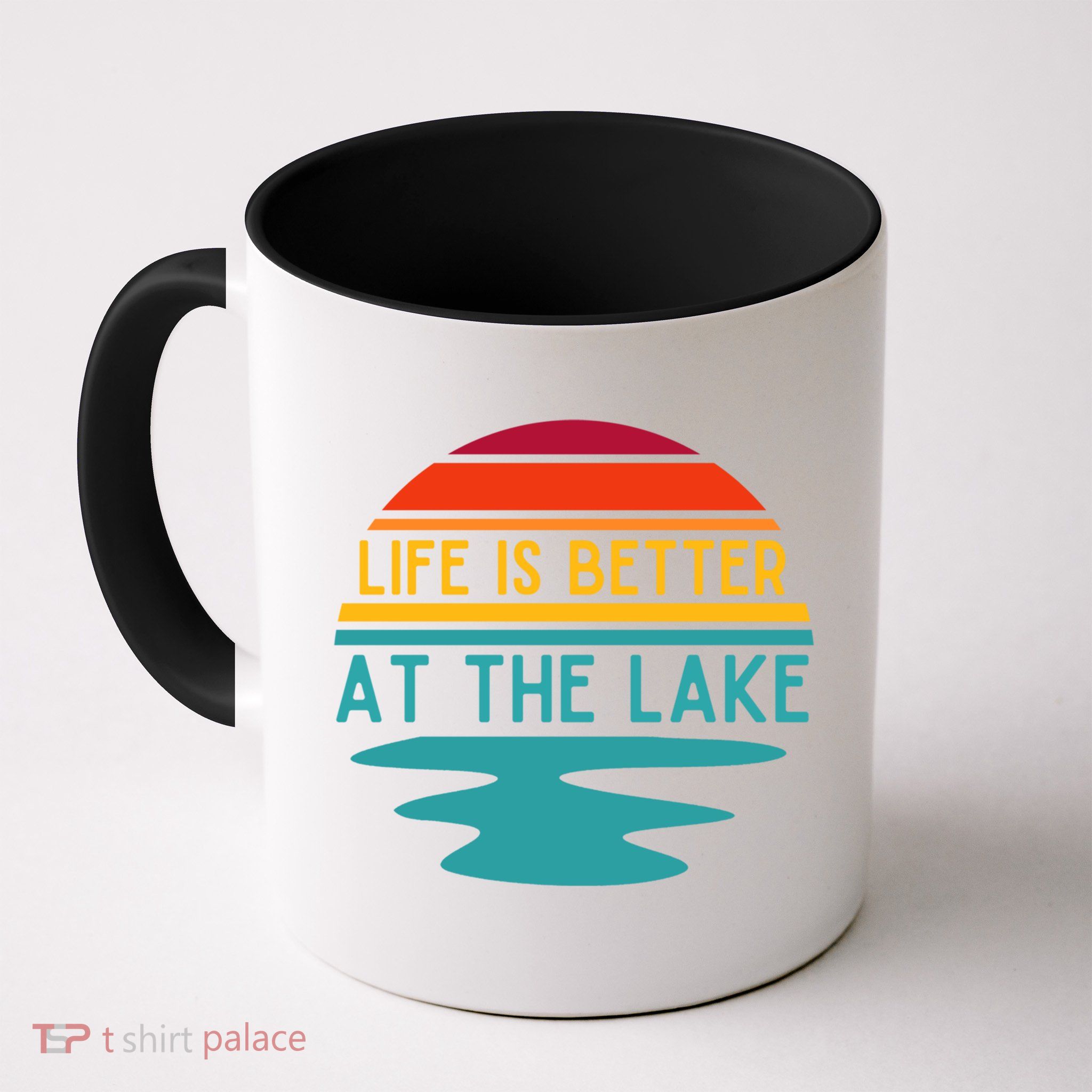 Life Is Better At The Lake Life Bum Lake Lover Pontoon Gift Mug