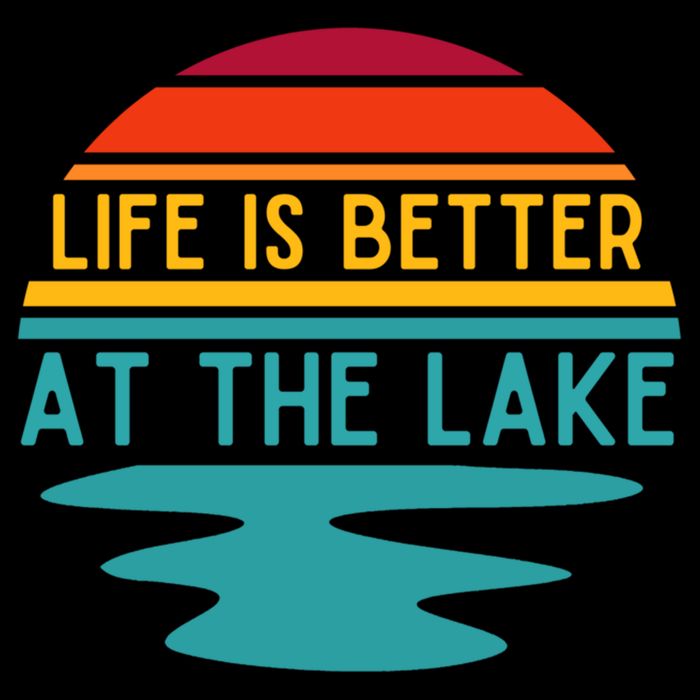 Life Is Better At The Lake Life Bum Lake Lover Pontoon Gift Wool Snapback Cap