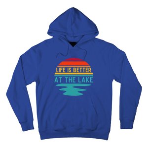 Life Is Better At The Lake Life Bum Lake Lover Pontoon Gift Hoodie