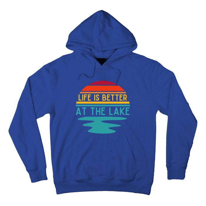 Life Is Better At The Lake Life Bum Lake Lover Pontoon Gift Hoodie