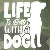 Life Is Better With A Dog Legacy Tie Dye Trucker Hat