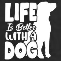 Life Is Better With A Dog 7 Panel Mesh Trucker Snapback Hat