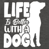 Life Is Better With A Dog Vector Backpack