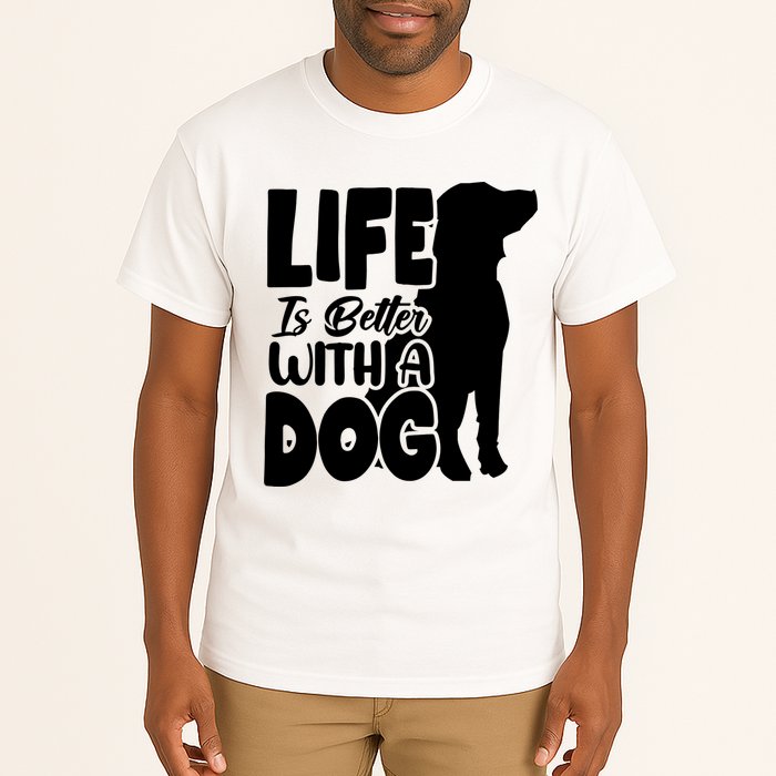 Life Is Better With A Dog Tall T-Shirt