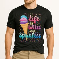 Life Is Better With Sprinkles Cute Sweet Ice Cream Summer Cooling Performance Crew T-Shirt
