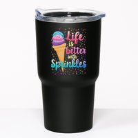 Life Is Better With Sprinkles Cute Sweet Ice Cream Summer Tumbler