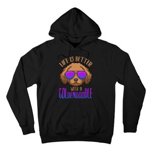 Life Is Better With A Goldendoodle Cute Doodle Dog Hoodie